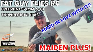 NEW FREEWING 64MM A-10 THUNDERBOLT II V3 MAIDEN PLUS #aviation #rcjets
