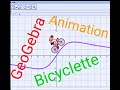Animation bicyclette 🇺🇸 sur geogebra