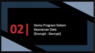 DEMO | Program Sistem Keamanan Data (Encrypt - Decrypt) | Aplikasi Desktop Python