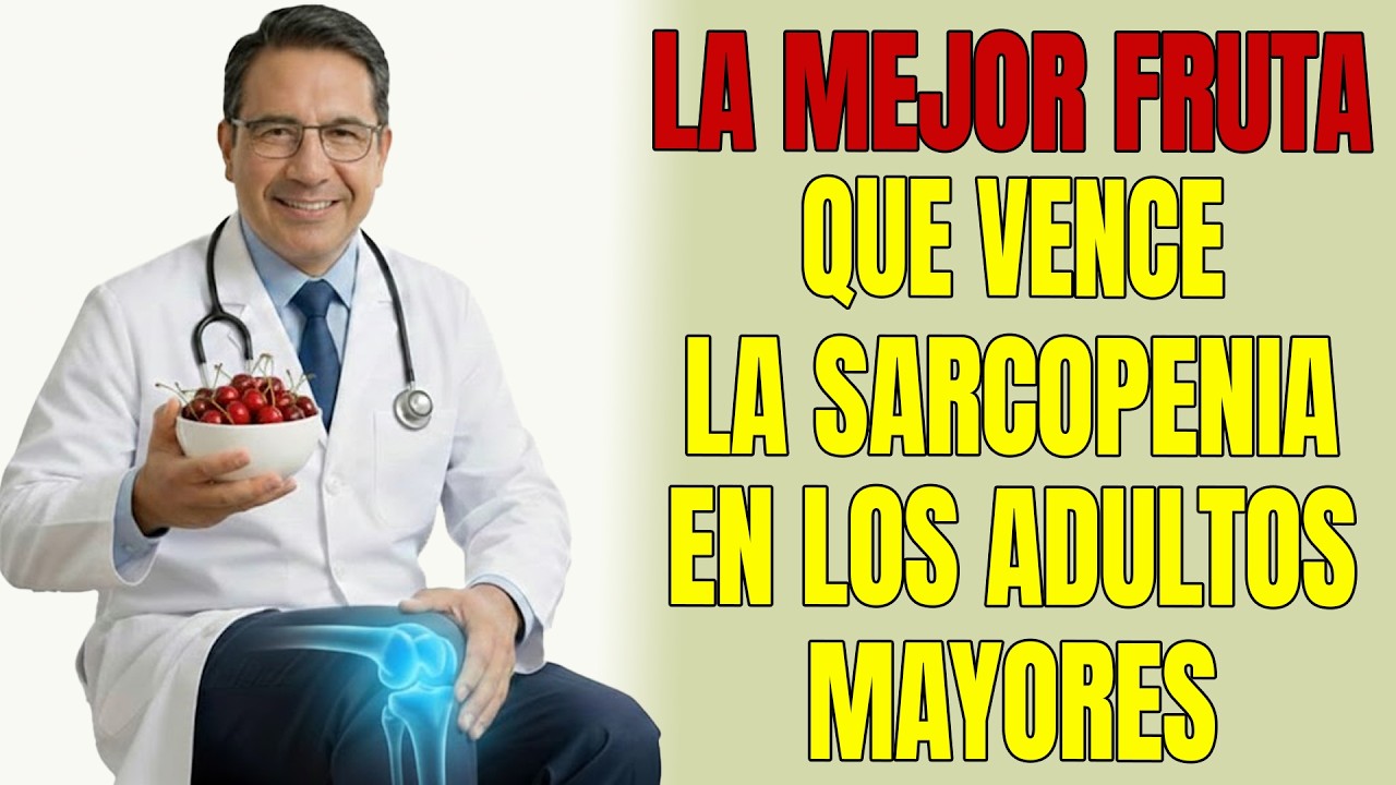 Adultos Mayores: Las 5 MEJORES FRUTAS que RECONSTRUYEN tu MÚSCULO y Combatir la SARCOPENIA