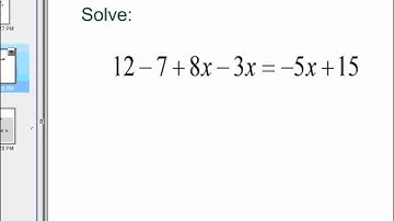Saxon Pre-Algebra - Lesson 96 - Multiple Term Equations