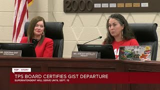 TPS board unanimously approves Superintendent Deborah Gist's departure