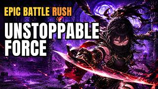 Epic Battle Rush Music | Dark Temple Battlefield for Gaming | 1 Hour