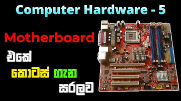 PC Motherboard explained | Ports,Slots කතාව  | Part 5 | Computer Hardware sinhala | Anytiplk
