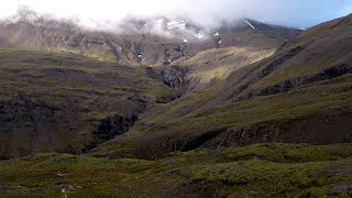 3464. Berg Mountain Drone Stock Footage Video