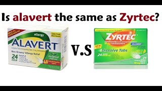 Is alavert the same as Zyrtec