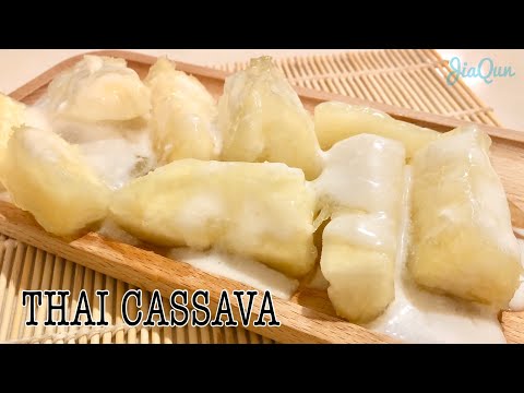 Thai Steamed Tapioca With Coconut Milk Recipe