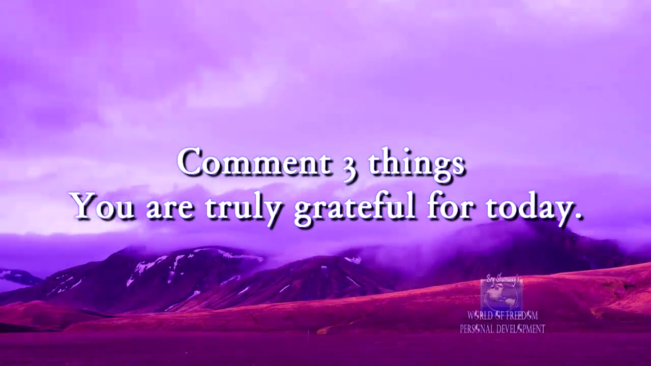 Cultivate the habit of being grateful for every good thing that comes