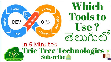 #DevOps in Telugu -- Which tools to use in Devops.