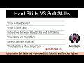 Hard Skills Vs Soft Skills, Why skills are Important ? @ITSonu7i #itsonu