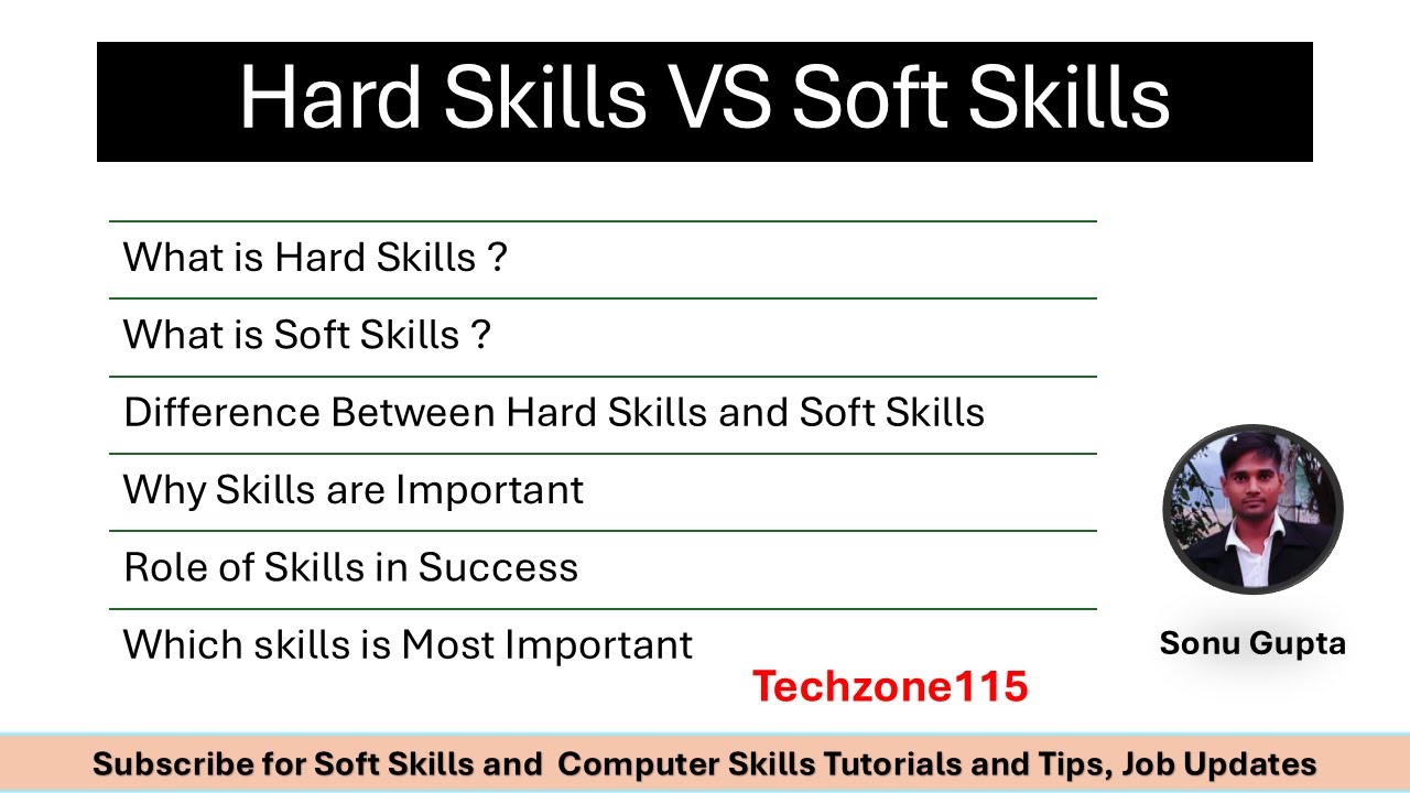 Hard Skills Vs Soft Skills, Why skills are Important ? @ITSonu7i # ...