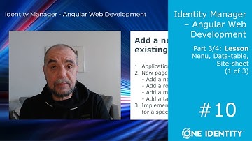 Identity Manager | Angular Web Development #10 | Modifying the Standard Web Portal #4
