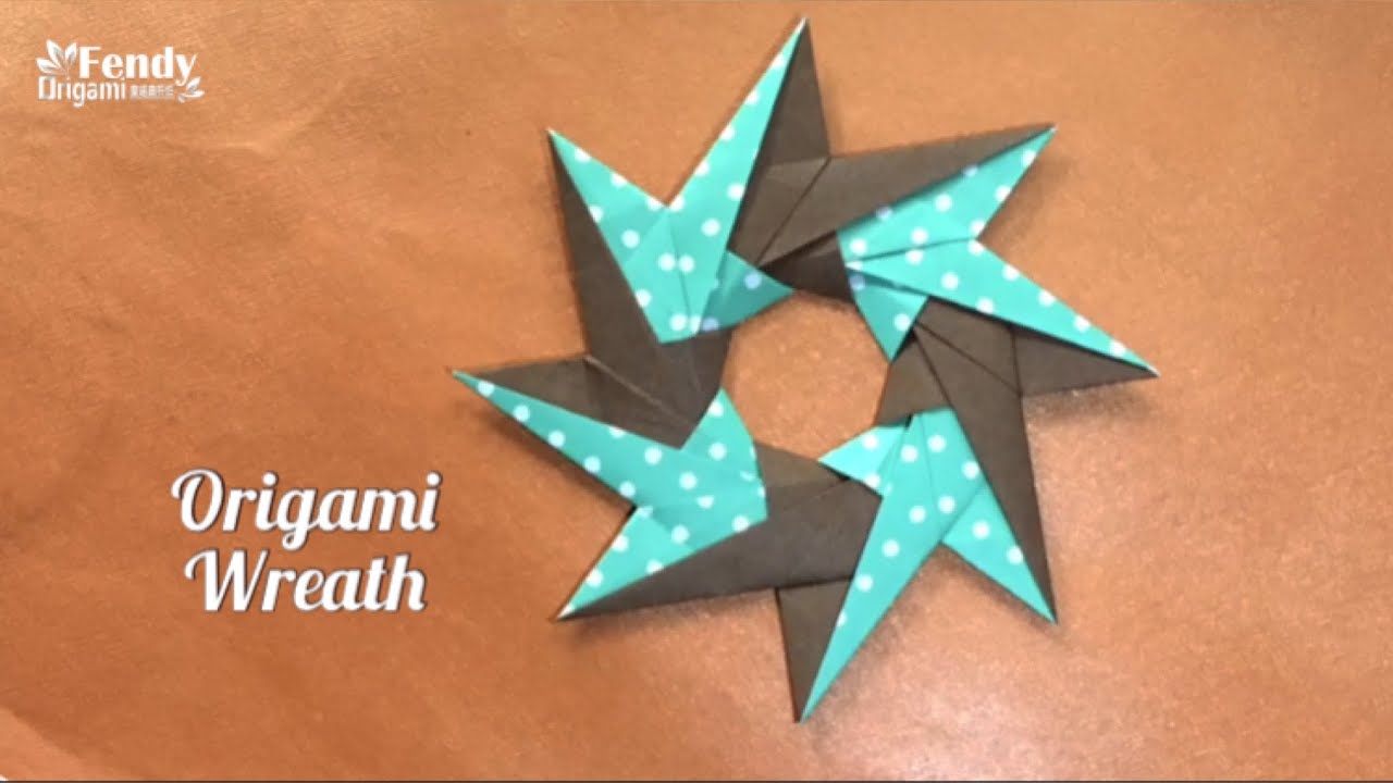 Origami Wreath/ Paper 8-Point Star