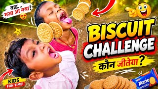 Video kompetisi makan biskuit yang sangat lucu🤣😝😜