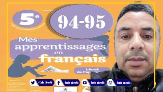 5 AEP mes apprentissages en français page 94-95 Communication et actes de langage Voyage en Turquie