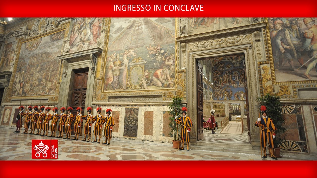 Ingresso in Conclave 7 maggio 2025