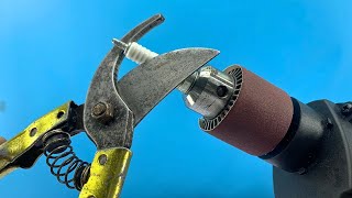 Special Ways to Sharpen Scissors and Knives to Razor Sharpness!3 Ways to Sharpen in 1 Tool