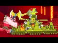 Giant pig VS the tank. World of tanks in Minecraft. Monster Truck Cartoon. Cartoon about battle