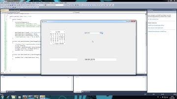 Lektion 51 MonthCalendar DateTimePicker