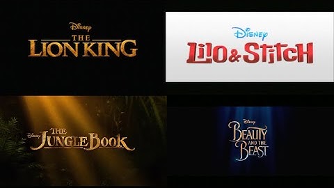 Trailer Title Card: Live Action Disney Remakes (1994-2025)