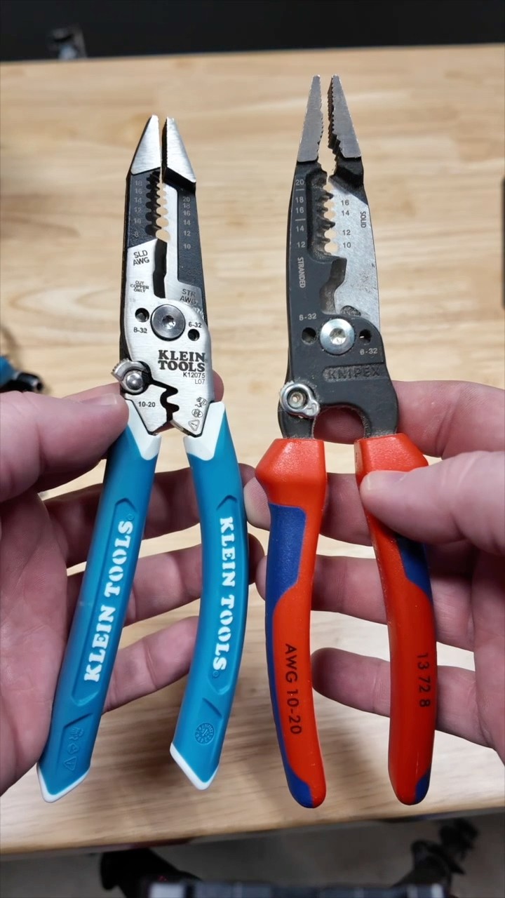 Klein or KNIPEX: Wire Strippers! #kleintools #knipex