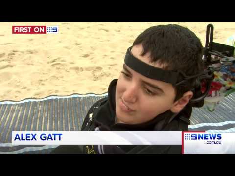 9 News Melbourne - ALTONA Launch 24-hour wheelchair beach access.