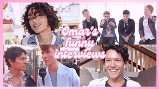 omar rudberg interviews | funny moments ☁︎︎*.