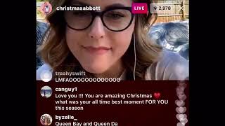 BB22 - A Non-Fan Calls Christmas “A Racist piece of Shit” on Christmas’s IG LIVE!!!!!😨😱😱