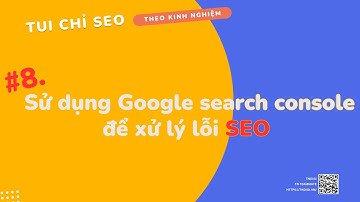 Tui chỉ SEO bài 8   Google Search console và cách xử lý những lỗi quan trọng
