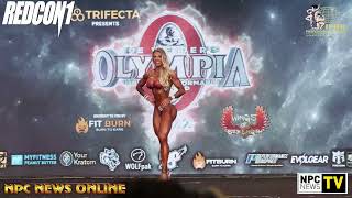 2022 IFBB Pro League Wellness Olympia 3rd Place Angela Borges Posing Routine 4K Video
