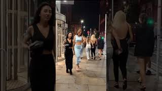Manchester Nightlife 😎 English Girls  😎🤩 #uk