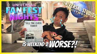Is Fan Fest BETTER During Weekend 2? | Universal Studios Hollywood with Back to the Future & More!