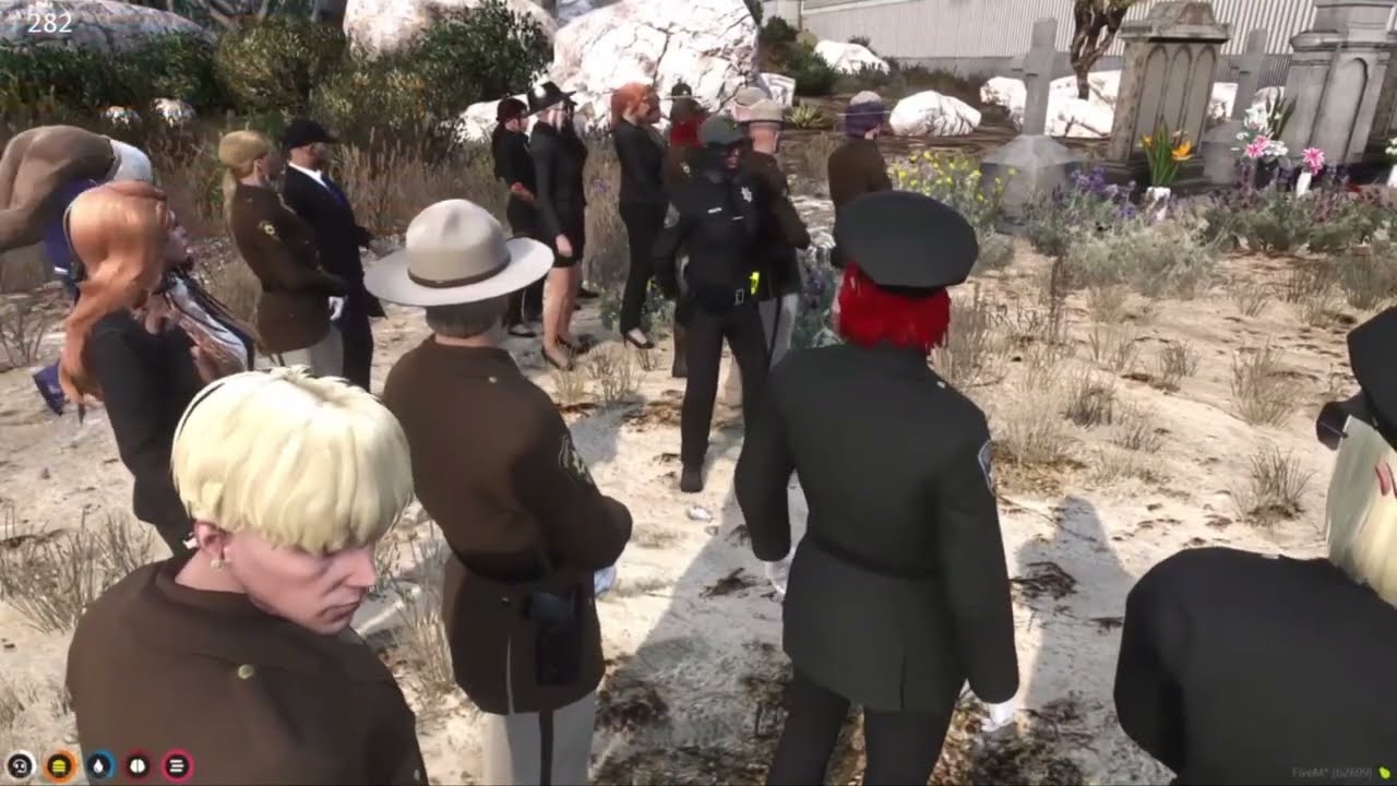 James Randal attends a FUNERAL - (REACTIONS) - Nopixel WL