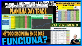 Planilha de Controle Financeiro para Day Trade? planilha de controle financeiro excel?