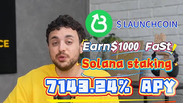 2025 Crypto Strategy: 7143.24% APY via LAUNCHCOIN Stake & Token Farming launchcoin meme solana