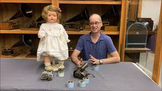 Madame Hendren Talking Phonograph Doll record player