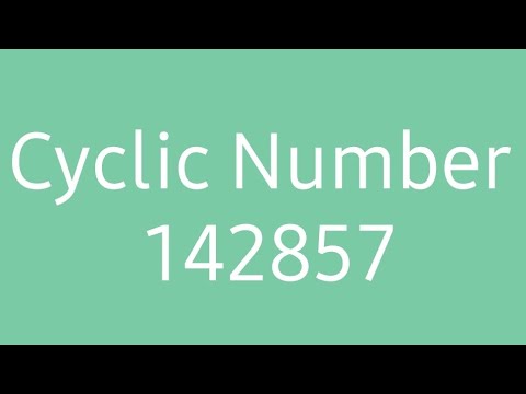 वीडियो: चक्रीय संख्या की गणना कैसे की जाती है?
