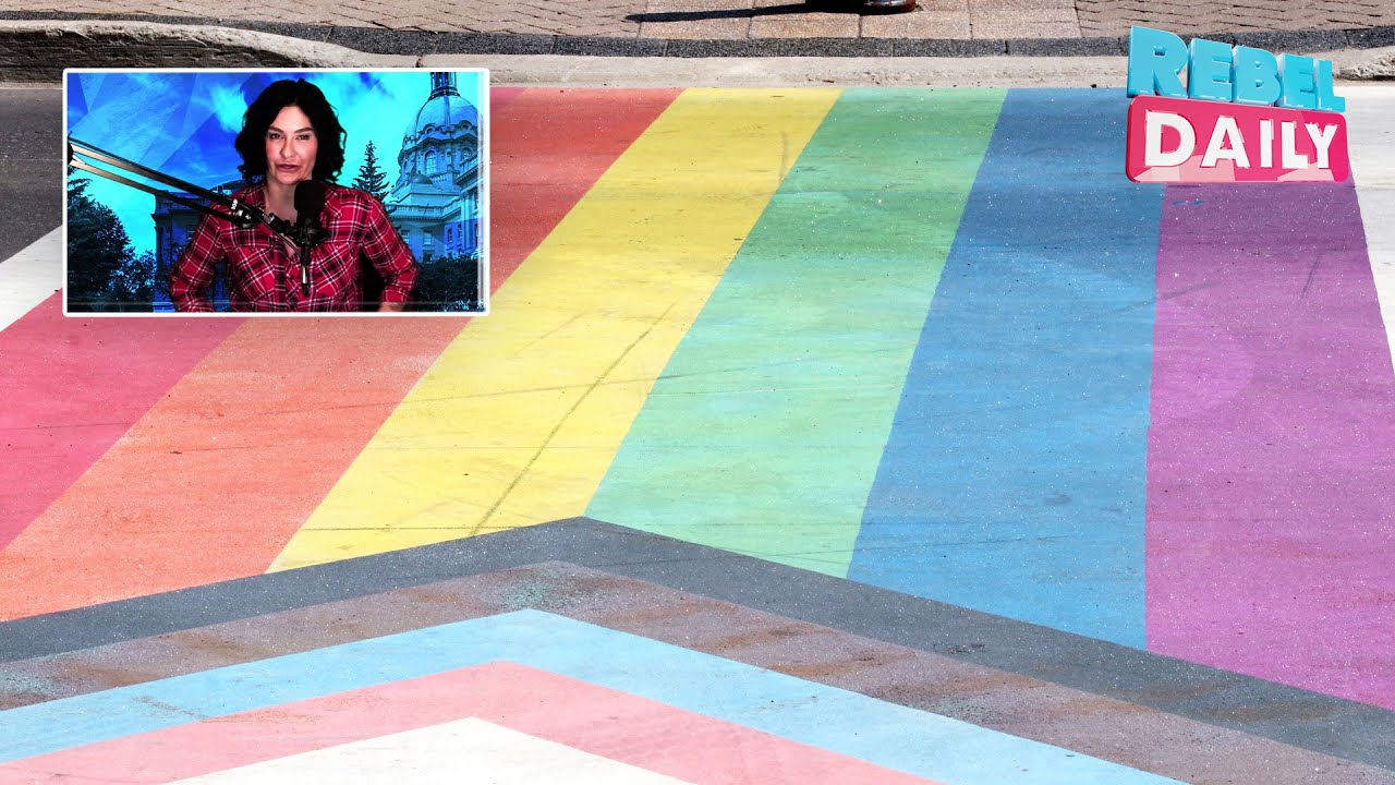 Alberta town will vote on whether or not public sidewalks can be painted in Pride colours