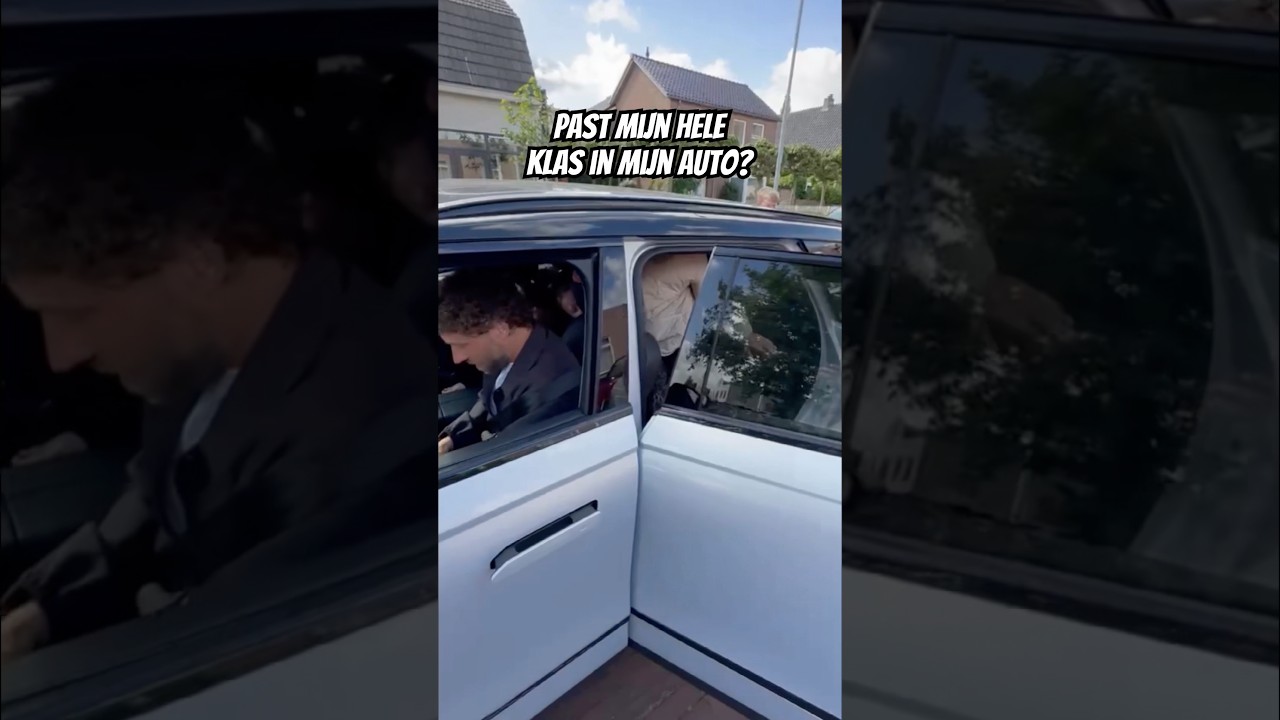 Past mijn hele klas in mijn auto? 😂😱