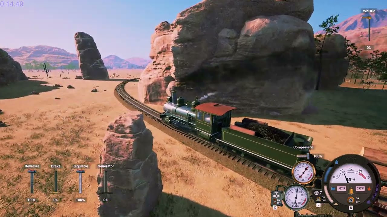 Railroads Online 24 cars of logs to the Sawmill Mesa Plains Pre Made Remake of earlier video.