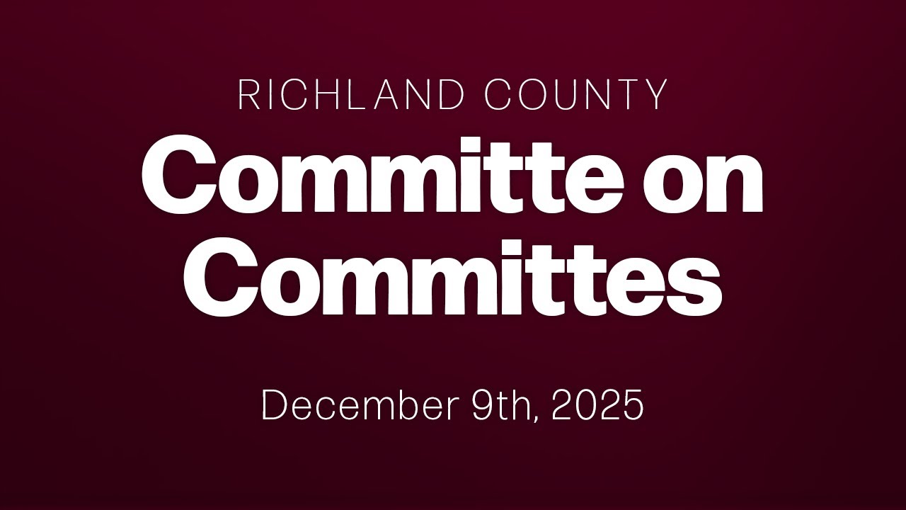 Committee on Committees - 2025/12/09