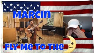 Fly Me To The Moon - Marcin (Live Solo Guitar) - REACTION - again - a Marcin like performance!