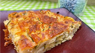 Zucchini pie. How To Make Crustless Zucchini Pie.