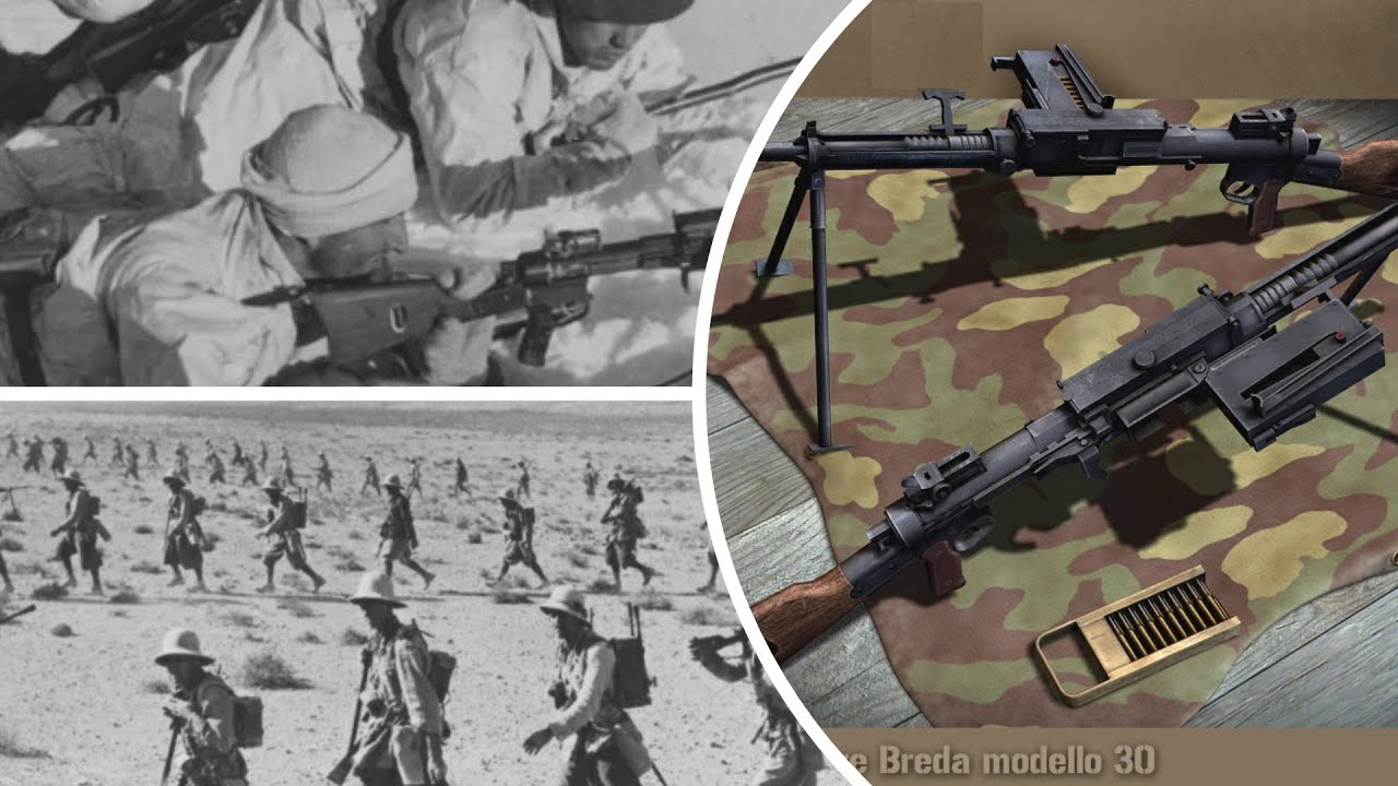 Итальянский ручной пулемет Breda Mod 30