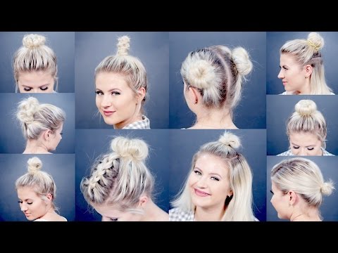 10 Easy Different Bun Hairstyles For Short Hair Milabu