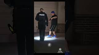 C-Walk During Sobriety Test! #shorts