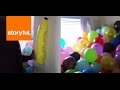 Friends Welcome Housemate with 500 Balloons (Storyful, Funny)