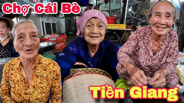 Chợ Cái Bè Tiền Giang Người Lớn Tuổi Khó Khăn Hạnh Phúc Nhận Quà Hảo Tâm Từ Mỹ | Khương Nhựt Minh