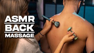 ASMR - RELAXING BACK MASSAGE! (+ русские субтитры)