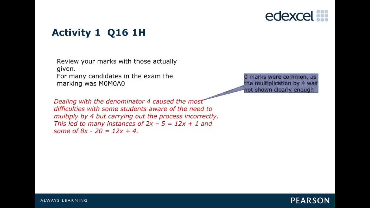 GCSE Linked Pair Pilot (Maths) current spec: Feedback on June 2015 Methods (Units 1 and 2)